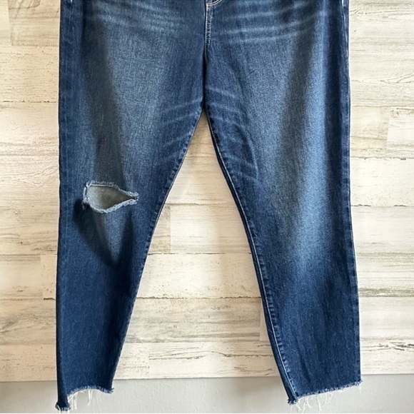 Torrid TALL Tummy Control Bombshell Skinny Super Soft Jeans Sz18 Stretch Raw Hem - Picture 4 of 12